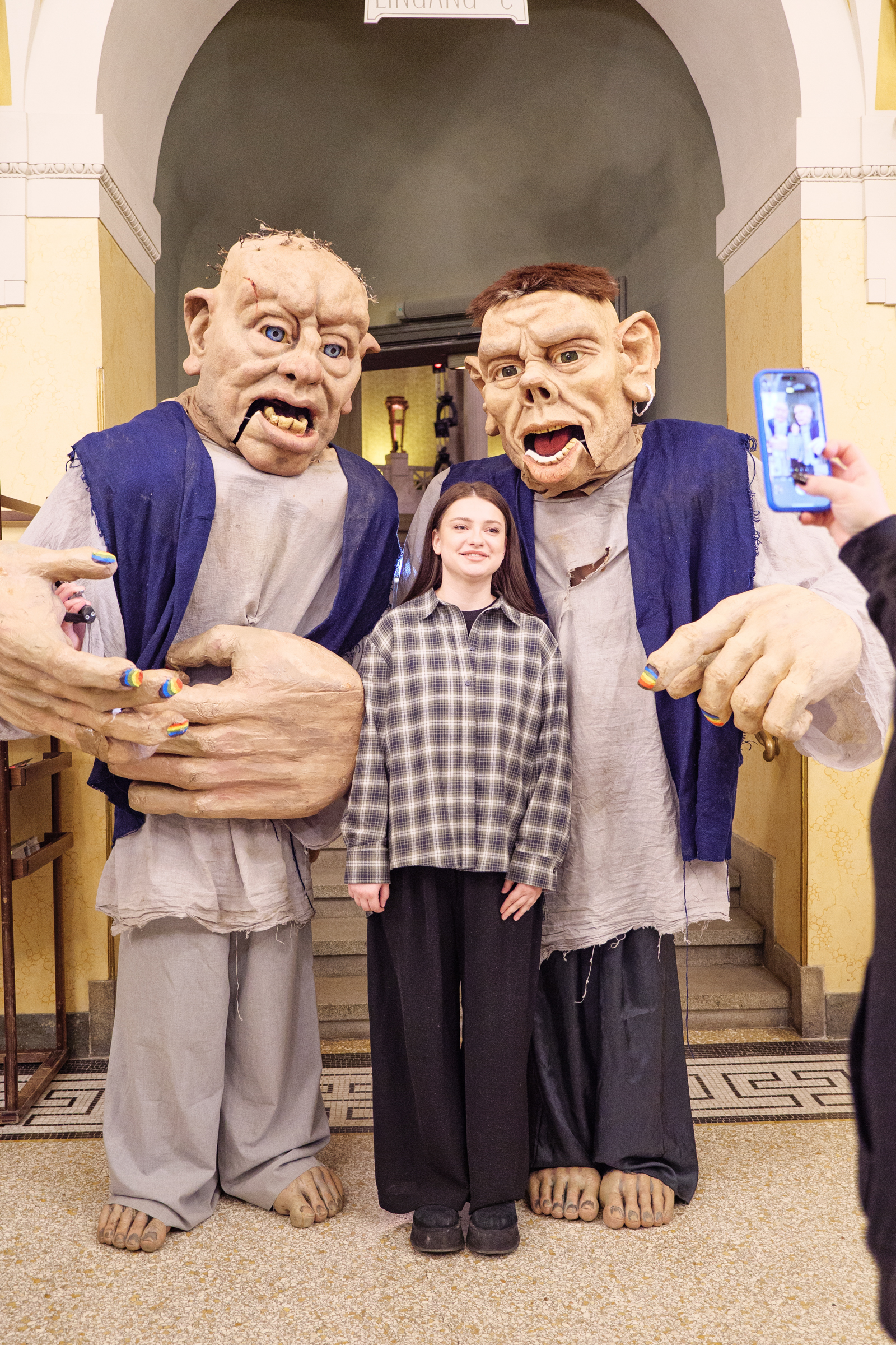 Fasolt und Fafner, die zwei Riesen aus Richard Wagners Oper „Das Rheingold“