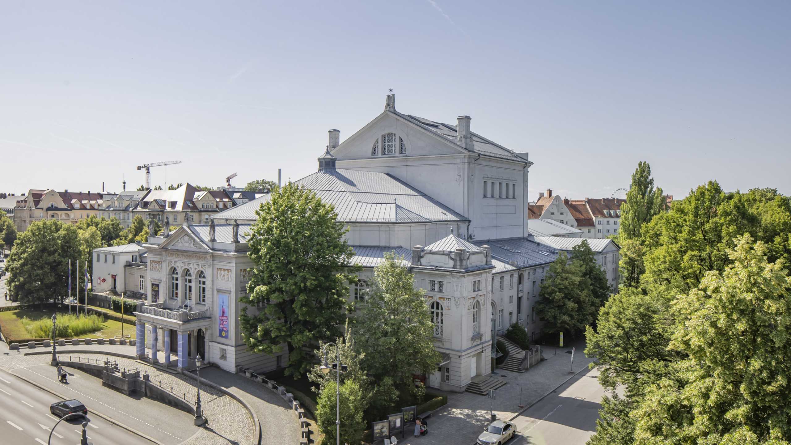 Drohnenansicht des Prinzregententheaters