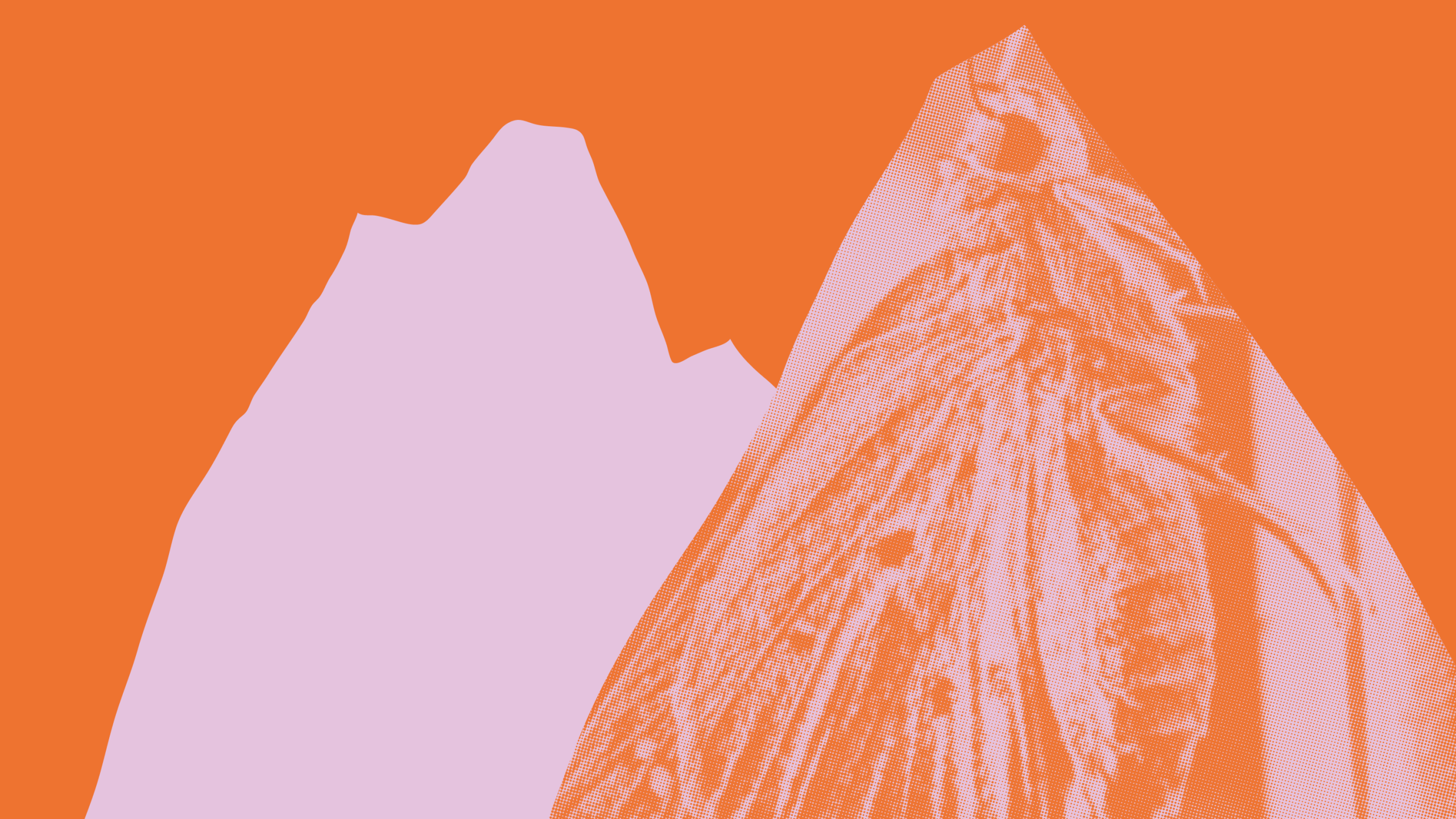 Nachtfalter in einer Berglandschaft integriert.