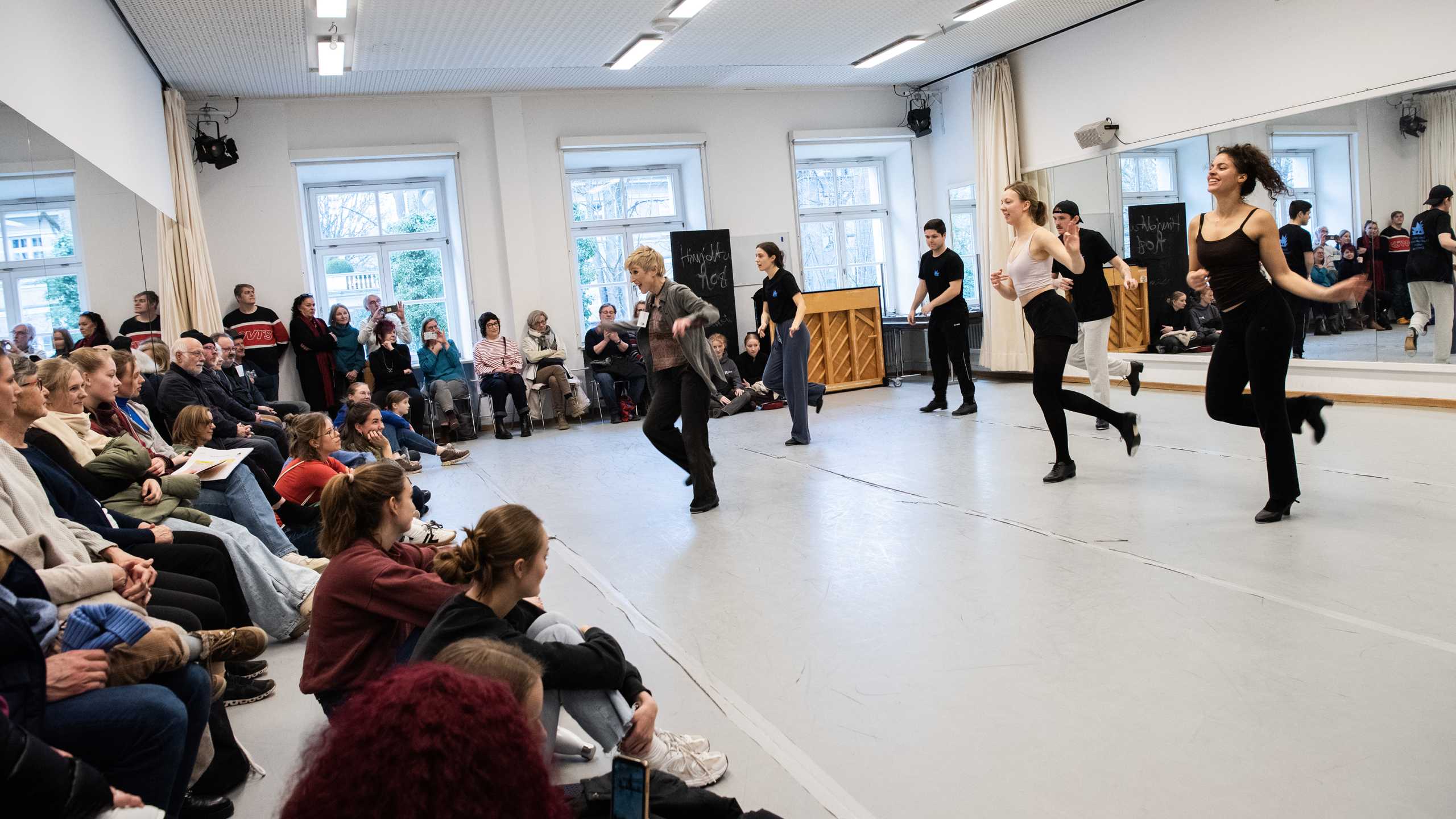 Tanzprobe vor Publikum