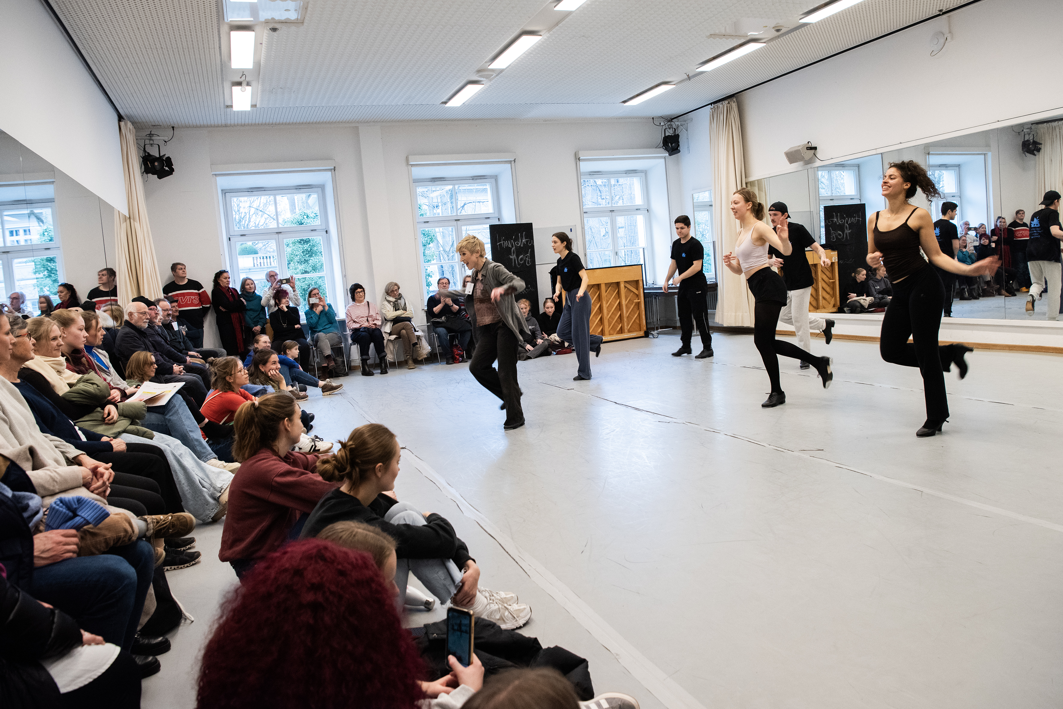 Tanzprobe vor Publikum
